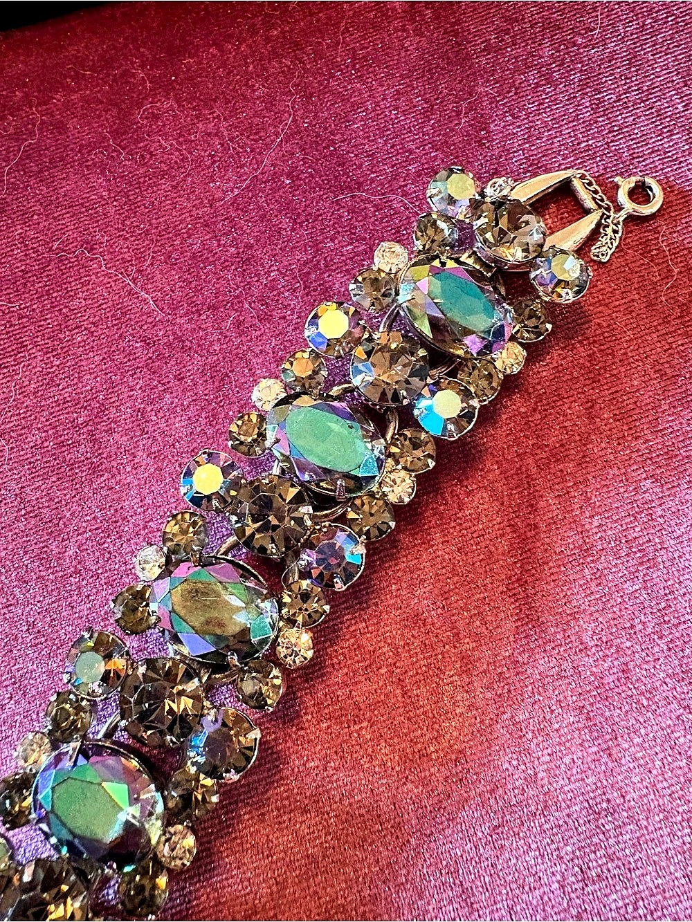 Multicolor Crystal Statement Bracelet